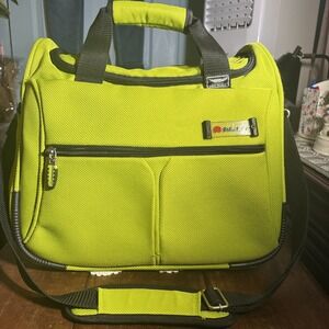 Delsey Light Weight Weekender Carry On Lime Green Travel Bag